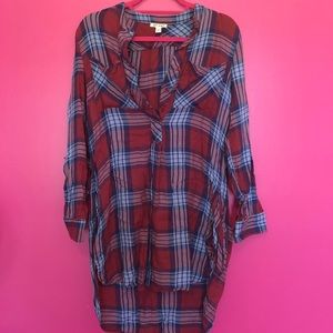 Altar’d State Plaid Tunic Dress